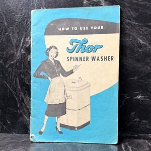 THOR Spinner Washer Manual